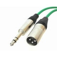 thumbnail image 3 of XLR Male to 1/4" TRS Male Quad Microphone Cable, 3 of 10