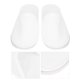 thumbnail image 2 of 10 pares para el hogar, el hotel, los viajes y el spa: pantuflas desechables ultra suaves y antideslizantes de color blanco con forro polar coral y relleno de 6 mm, 2 of 8
