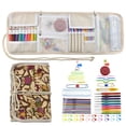 thumbnail image 1 of Handmade diy knitting tools with accessories alumina crochet TPR soft handle crochet set, 1 of 3
