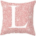 thumbnail image 1 of Letter Throw Pillow Cover Decorative Alphabet Pillow Case Cushion Cover for Home, 1 of 10