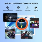 Android15 Tablet,10Inch Android Tablet with 128GB+24GB+1TB Expand,5G WiFi,Octa-Core,Unisoc T606 CPU,7000mAh,Bluetooth,GPS,13MP+8MP Dual Camera,Face Unclock,HD Display,Touchscreen,Tablet with Keyboard