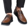 thumbnail image 1 of Zapatos Casual Vestir para Hombres Cuero PU Transpirable Negocios Bodas, 1 of 9