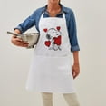thumbnail image 4 of CafePress - Snoopy Hearts - Kitchen Apron with Pockets, Grilling Apron, Baking Apron, 4 of 5
