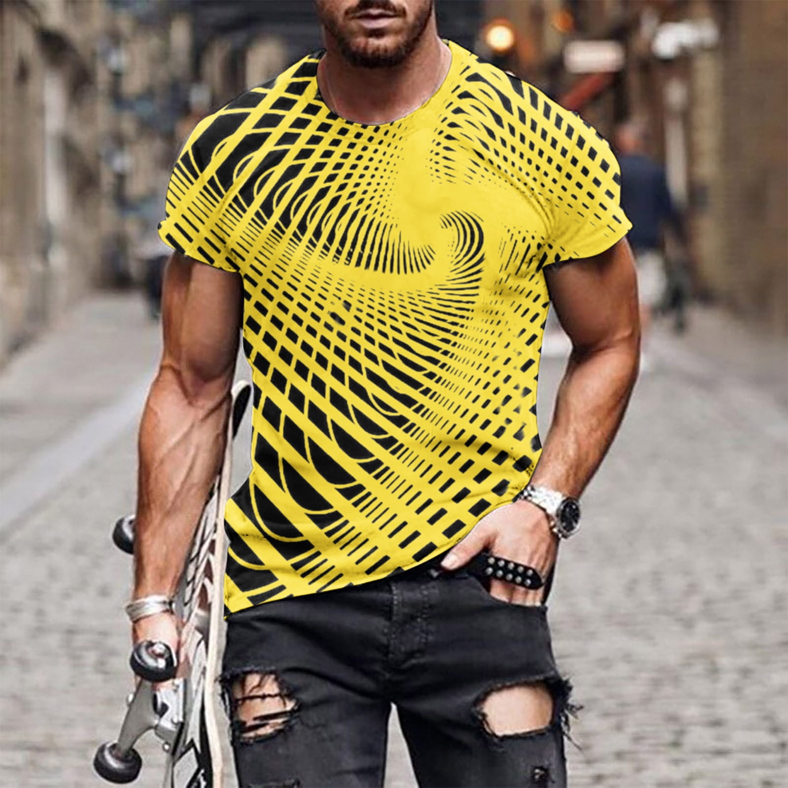 New fashion t shirt man online
