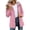 Pink, variant on Aboser Waterproof Rain Jacket for Women Outdoor Camping Hiking Windbreaker Plus Size Lightweight Raincoats Zip Up Stripes Hooded Trench Coat with Pockets