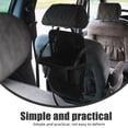 thumbnail image 2 of WEUVEB Behind Seat Car Organizer Backseat Organizer Black Oxford Cloth 1Pack Foldable, 2 of 8