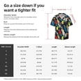 thumbnail image 5 of Balery Parrot Camisa Casual de Manga Corta con Botones para Hombre, Texturizada, Estilo Cubano, para Playa, Verano-3X-Large, 5 of 5