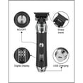 thumbnail image 6 of KEMEI 1573 Professional Hair Clippers for Men, Cordless Beard Trimmer, Electric T-Blade Zero Gap Hair Trimmer, USB Rechargeable with 5 Guide Combs, 6 of 8