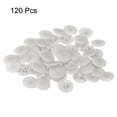 thumbnail image 3 of Screw Cap Covers, 120 Pack 16.7x4.3mm Plastic Screw Decoration Cover, Light Gray, 3 of 5