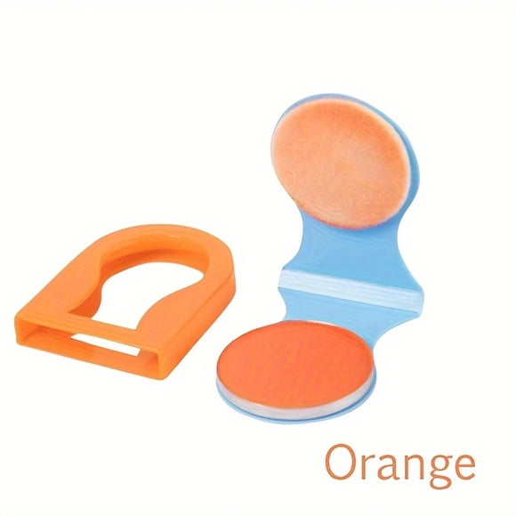 Tinte temporal para el cabello en polvo color naranja
