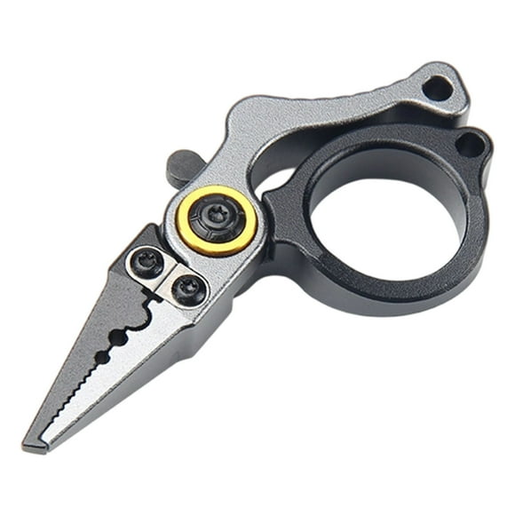MKHSQHDG Today's Deals Mini Fishing Pliers with Fly Fishing Retractor Tungsten Steel Shear & Aluminum Body Split Ring Fly Fishing Equipment Saltwater Resistant Fishing Gear