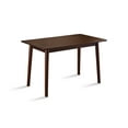 thumbnail image 3 of Newboti Furniture 47-Inch Dining Table Walnut Color Solid Wood Kitchen Table Dining Table Suitable For Small Space Kitchenette Table Modern Home Furniture 05437, 3 of 10