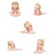 thumbnail image 1 of 5x Bunny Girl Yoga Pose Figurita Regalos de Meditación para de Las Estanterías, 1 of 5