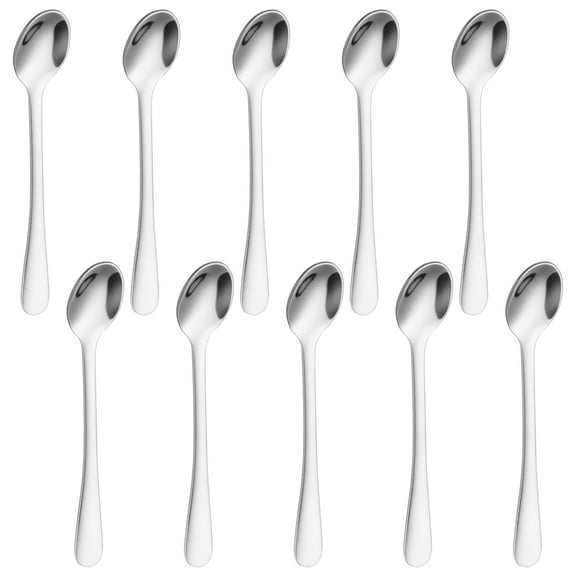 10/20 Pcs Mini Spoons Stainless Steel Tiny Spoons Practical Mini Condiment Spoons Multifunctional Small Spoons for Salt Sugar Honey Spices Dessert