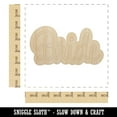 thumbnail image 2 of Bride Wedding Fun Text Wood Shape Unfinished Piece Cutout Craft DIY Projects - 6.25 Inch Size - 1/8 Inch Thick, 2 of 7