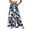 Navy, variant on Atogsazn Womens Floral Print Palazzo Pants Casual Flowy Dressy Pants Summer Loose Fit Trouser Skirt Green M Fashion