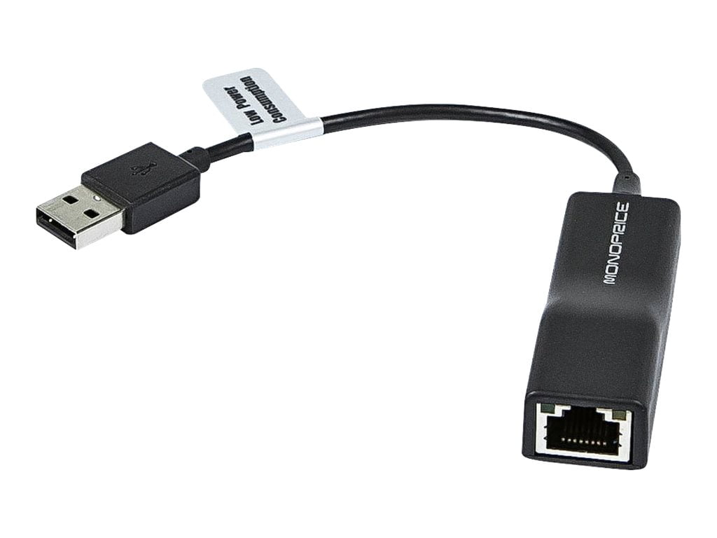 Monoprice USB 2.0 Ultrabook Adapter (Low Power) Network adapter USB 2.0 10/100