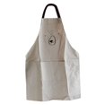thumbnail image 2 of Delantal de y lino con bolsillo para cocinar, hornear, delantal para . Gris Gloria Delantal Hogar Cocina, 2 of 9