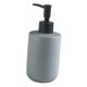 thumbnail image 4 of Botella dispensadora de jabón de cerámica, contenedor de líquido, botella dispensadora de jabón líquido, botella vacía con bomba para baño, inodoro, Gris Sunnimix Botella de bomba vacía, 4 of 8
