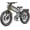 60V 80AH-Gray, variant on Aniioki A9 Pro Max Off-Road Motorized Dirt Bike,Dual 2500W Hub Motors,3000W Peak Each,60V 70Ah Battery,Up to 45 MPH,26" Fat Tires