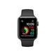 Apple Watch Series 1 - 42 mm - Aluminium Gris Sidéral - Montre Intelligente avec Bracelet sport - Fluoroélastomère - Noir - Taille de Bracelet: S/M/L - Wi-Fi, Bluetooth - 1,06 – image 2 sur 6