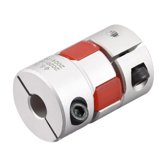 6.35mm to 7mm Bore L31xD20 Flexible Spider Coupler Shaft Joint for Servo Motor