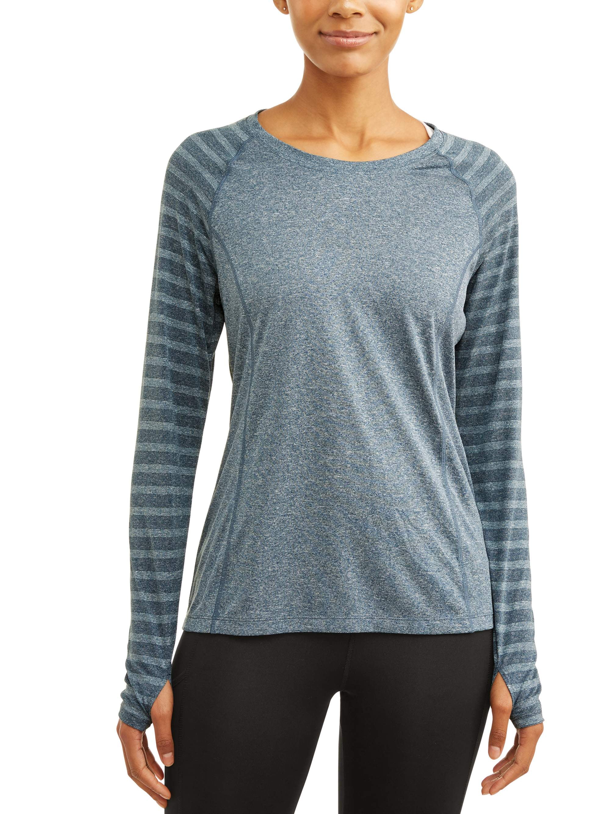 Avia - Avia Women's Core Active Long Sleeve Performance T-Shirt 