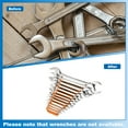 thumbnail image 7 of Uxcell 6pack Metal Wrench Organizer, 78-Slot, Wrench Holder Rack Tray Storage, Fit Metric & SAE Wrenches, Orange, 7 of 7