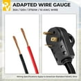 thumbnail image 5 of Camper/RV Replacement Plug | Replace a 30-Amp Plug on Extension Cord | Polyvinyl Plastic., 5 of 9