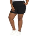 thumbnail image 5 of LazyPants Women's High Rise Soft Cotton Blend French Terry Shorts, 5 of 7