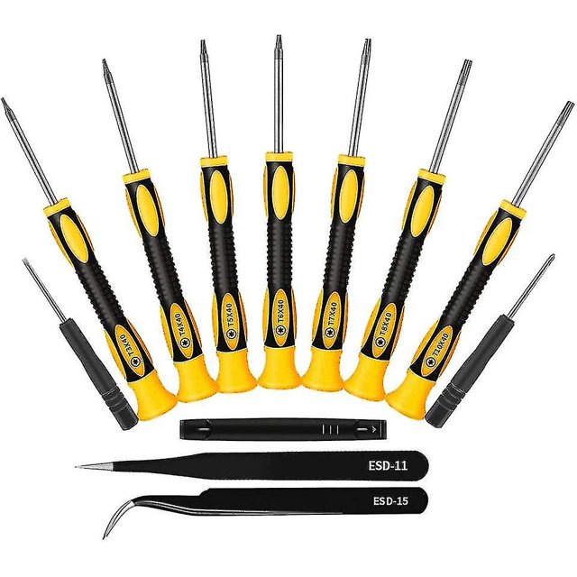 Destornilladores Torx/star/tx magnéticos de precisión profesionales, juego/kit de 6 piezas, T3 T4 T5 T6 T8 T10