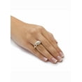 thumbnail image 3 of PalmBeach Jewelry Round Pave Diamond Accent Panther Ring in 18k Gold-plated Sterling Silver, 3 of 5
