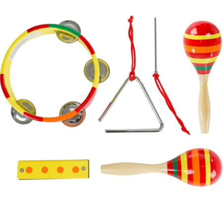 Kids Percussion Musical Instruments Toy Set by Hey! (Best Instruments For Kids)