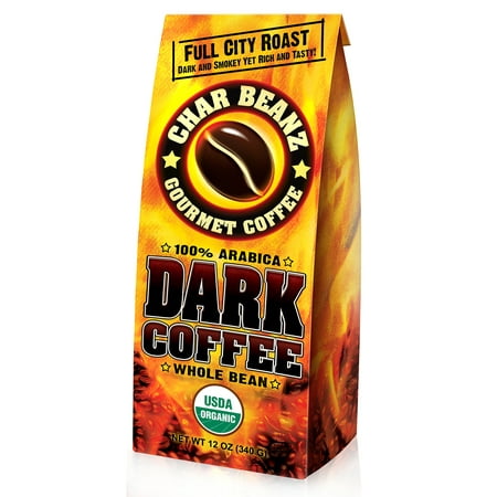 CharBeanz Dark Roast Whole Bean Coffee, 12 oz