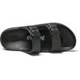 thumbnail image 2 of Men's Women's EVA Flat Sandals Adjustable Double Buckle Rubber Slide Sandals, 2 of 16