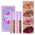 thumbnail image 2 of 1 Juego de lápiz labial mate, 4 colores, lápiz labial líquido con tinte de terciopelo de larga duración, taza antiadherente resistente al agua, brillo de labios, herramienta cosmé, 2 of 5