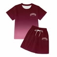 thumbnail image 5 of Tiijoy Little Girls Outfits Casual Short Sleeve T Shirt Shorts Sets for Kids, Sizes 5-6, 5 of 5
