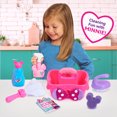 thumbnail image 3 of Disney Junior Minnie Mouse Sparkle N’ Clean Caddy, Dress Up and Pretend Play, Officially Licensed Kids Toys for Ages 3 Up, Gifts and Presents, 3 of 7