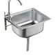 thumbnail image 1 of Inteprter Fregadero de acero inoxidable empotrado o empotrado, un solo cuenco, fácil de limpiar, fregadero de cocina con reducción de ruido Cocina y Comedor, 1 of 6