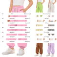 thumbnail image 3 of TIREOW Girls Boys Wide Leg Sweatpants Solid Color Elastic Waist Baggy Sweat Pants Kids Fashion Lightweight Casual Loose Fit Jogger Pants, 3 of 5