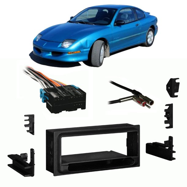 Fits Pontiac Sunfire 95-99 Single DIN Stereo Harness Radio Install Dash