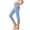zd-Sky Blue, variant on breaise Girls Capri Pants Toddler Kids Athletic Leggings High Waist Workout Yoga Pants with Pockets Crop Trainning Pants