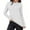 White, variant on cfhntfmh Long Sleeve Thermal Shirt for Women Mock Neck Slim Fit Tshirts Basic Thermal Underwear Tops Winter Clothes for Women