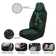 thumbnail image 6 of Uorisanigo Green Frog Waterproof Car Seat Cover Anti-Slip Back Fabric Automobile Front Seat Covers Easy to Install All-Season Protection Universal Vehicle Accessories, 6 of 7