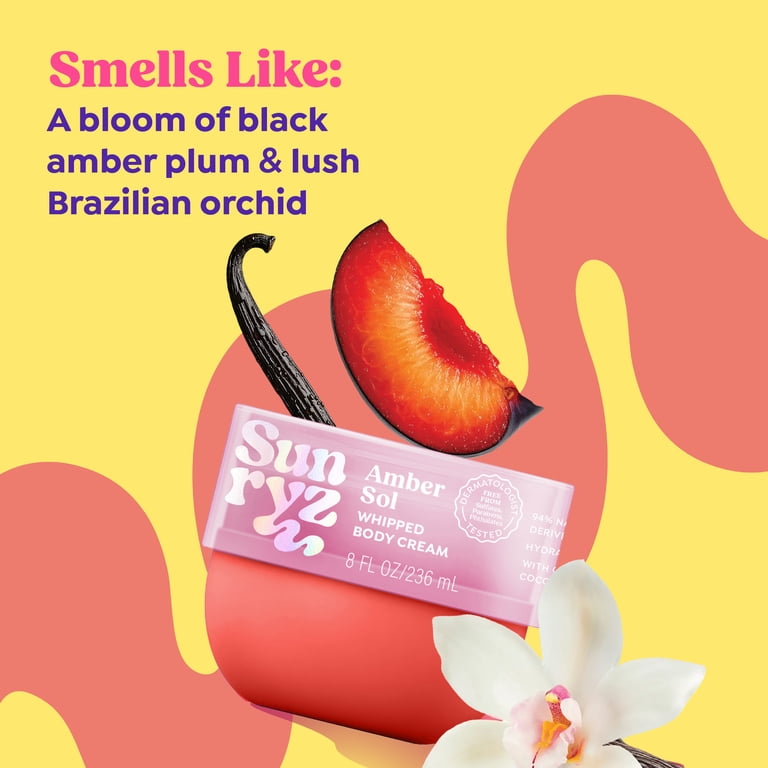 Sunryz Amber Sol Whipped Body Cream with Cupuaçu Butter & Coconut