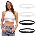 thumbnail image 4 of 4 PCS Crop Adjustable Band, Crop Tool for Shirt, Crop Band for Tucking Shirts, Elastic Belts for Women Tops, Shirt Band, 4 of 5