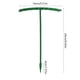 thumbnail image 3 of Postes de soporte para plantas trepadoras Set 3 pack | Jaula semicircular para tomates, soporte para flores, enrejado para verduras, conector resistente a la corrosión con núcleo de acero, estaca, 3 of 9
