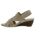 thumbnail image 2 of Ros Hommerson Wynona Women's Stretch Fabric Straps Sandal In Nude Combo, 2 of 6