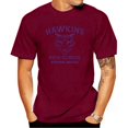 thumbnail image 4 of 539 Camiseta de manga corta para hombre de la escuela secundaria Hawkins, camiseta de cuello redondo, disfraz divertido, camiseta divertida de Stranger Tv Show Things, serigrafía personalizada, 4 of 4
