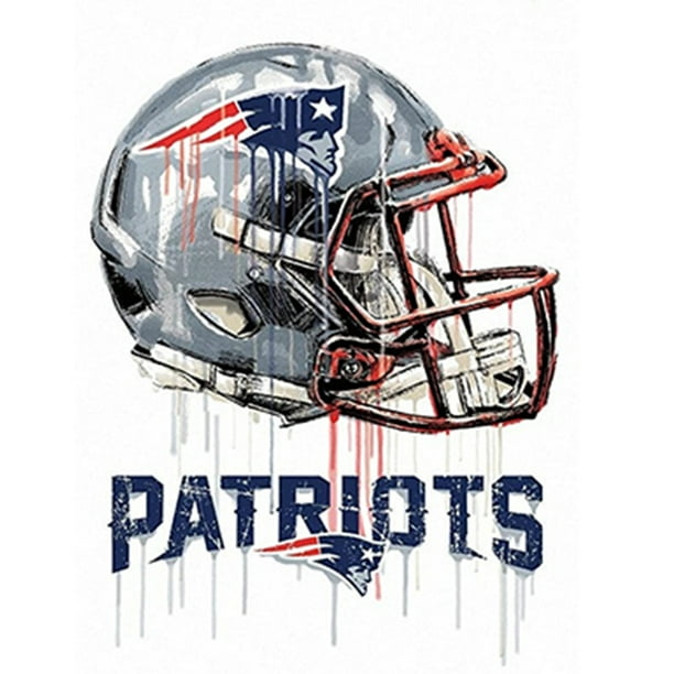 Cuadros Decorativos New England Patriots 5D DIY Full Round Drill Diamond Painting Home Decor (sz3238) DQrwqpou Nuevos Originales